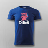 Funny Chemistry Cat T-Shirt For Men | Cation Science