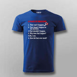 6 Stages of Debugging T-Shirt For Men – Funny Programmer