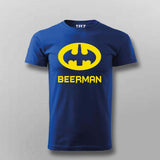 Beerman T-Shirt for Men – Funny Beer Lover Tee Online India