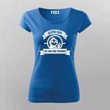 Sloths Gym T-Shirt For Women – Funny Lazy Fitness Workout Tee