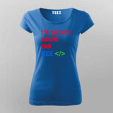 I'm Silently Judging Your Code T-Shirt For Women - Funny Programmer