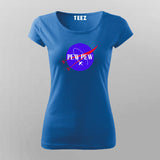 Pew Pew Space T-Shirt for Women - Fun Cosmic Style