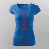 Beer Maze T-Shirt for Women – Fun Drinking Puzzle Tee India