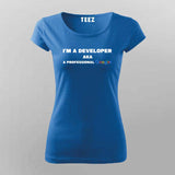 I'm a Developer T-Shirt for Women - Coder & Programmer Tee