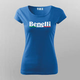 Benelli T-Shirt for Women - Iconic Motorcycle Style