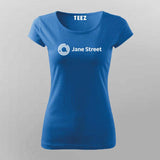 Jane Street Logo T-Shirt For Women – Minimalist Design