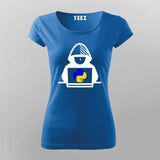 Python Hacker T-Shirt For Women – Cool Programmer & Coder