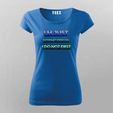 I'm Just an Internet Person - Funny Digital Ghost Women's Tee