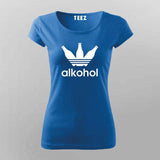 Alkohol T-Shirt for Women – Fun Beer Lover Tee Online India