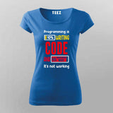 10% Code, 90% Debugging T-Shirt For Women – Funny Programmer