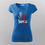 Om Namah Shivaya T-Shirt For Women- Embrace Divine Energy