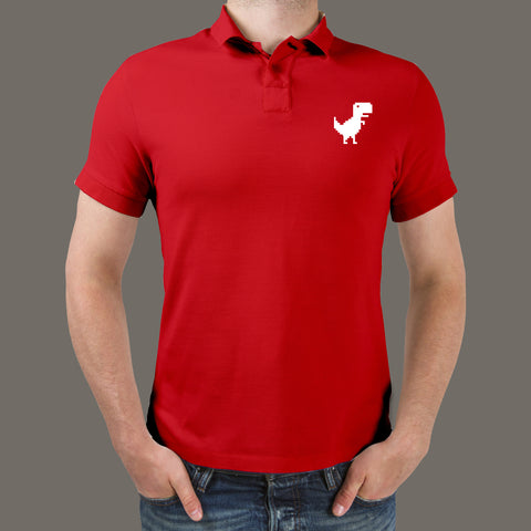 Chrome Dino Polo T-Shirt For Men