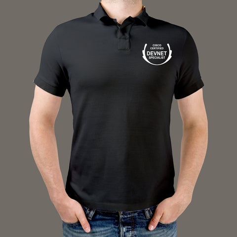 Cisco Certified Devnet Speclalist Polo T-Shirt For Men