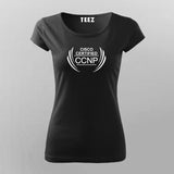 Cisco Certified CCNP Women's Tee - Network Pro Wear by Teez