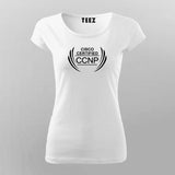 Cisco Certified CCNP Women's Tee - Network Pro Wear by Teez