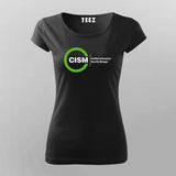 CISM Certified Information Security Manager Women's Tee - Cybersecurity Pro by Teez