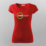 CISM Certified Information Security Manager Women's Tee - Cybersecurity Pro by Teez