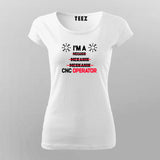 CNC OPERATOR, Not a  Mechanik funny Automobile Mechanic T-shirt Online India.