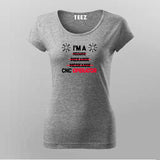 CNC OPERATOR, Not a  Mechanik funny Automobile Mechanic T-shirt Online India.