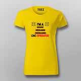 CNC OPERATOR, Not a  Mechanik funny Automobile Mechanic T-shirt Online India.