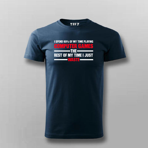 Computer Gaming Red Tee - Gamer's Ultimate Wear by Teez