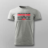 Computer Gaming Red Tee - Gamer's Ultimate Wear by Teez