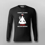 Connect to Shiva: Har Har Mahadev Hindu Tee