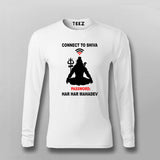 Connect to Shiva: Har Har Mahadev Hindu Tee