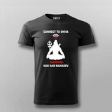 Connect to Shiva: Har Har Mahadev Hindu Tee