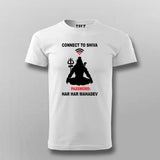 Connect to Shiva: Har Har Mahadev Hindu Tee