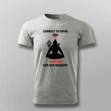 Connect to Shiva: Har Har Mahadev Hindu Tee