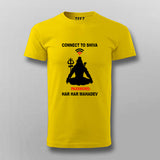 Connect to Shiva: Har Har Mahadev Hindu Tee