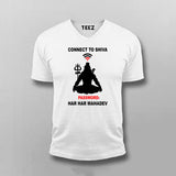 Connect to Shiva: Har Har Mahadev Hindu Tee