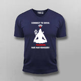 Connect to Shiva: Har Har Mahadev Hindu Tee