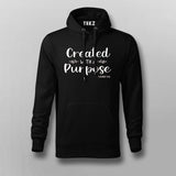 Created With A Purpose Exodus 9:16 Hoodie - Faithful Wear by Teez