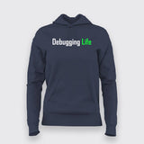 Debbuging Life Programming Meme T-Shirt For Women