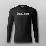 Don't Talk to Me Tee - Bold Statement Wear by Teez