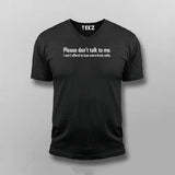 Don't Talk to Me Tee - Bold Statement Wear by Teez