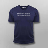 Don't Talk to Me Tee - Bold Statement Wear by Teez