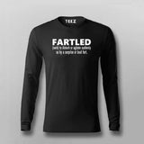 Fartled Funny Fart Toilet T-shirt For Men
