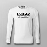 Fartled Funny Fart Toilet T-shirt For Men