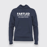 Fartled Funny Fart Toilet Tee - Women's Humor Hoodie