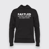 Fartled Funny Fart Toilet Tee - Women's Humor Hoodie