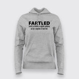 Fartled Funny Fart Toilet T-Shirt For Women