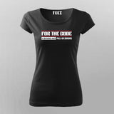 Code Is Bugged Women Tee - Fun Developer Wear by Teez