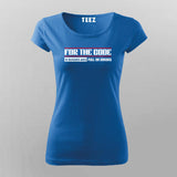 Code Is Bugged Women Tee - Fun Developer Wear by Teez