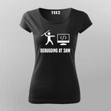 Funny Programming Coding Debugging T-Shirt For Women