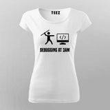 Funny Programming Coding Debugging T-Shirt For Women