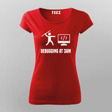 Funny Programming Coding Debugging T-Shirt For Women