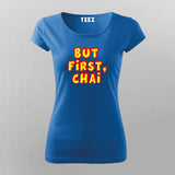 Chai Meme Women Tee - Funny Hindi Urdu Wear by Teez